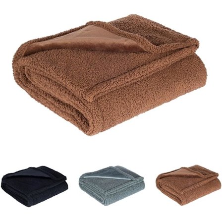 The Waterproof Blanket, Snuggle Blanket for Sofa Bed Couch, Waterproof Pet Blanket for Dog and Cat, 100% Leak Proof Waterproof Fully Pee Proof Brown