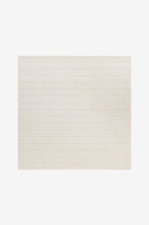 KM Home - Fladvævet tæppe Hawaii - Natur - Fladvævede tæpper - 240X240 - Fra Homeroom