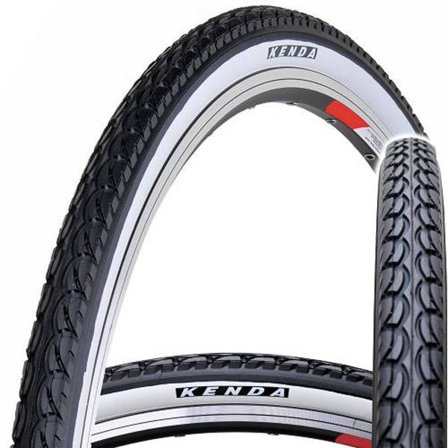 KENDA EUROTREK Cykeldäck 700 x 35c Vit Sida