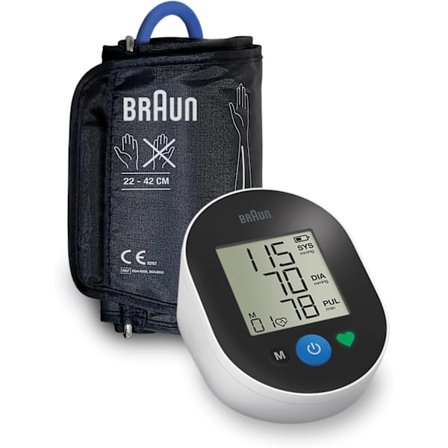 2025 Seneste Model ExactFit 2 Blodtryksmåler til Hjemmebrug - Præcis Blodtryksmaskine, Farvekodede Resultater, Stor Display