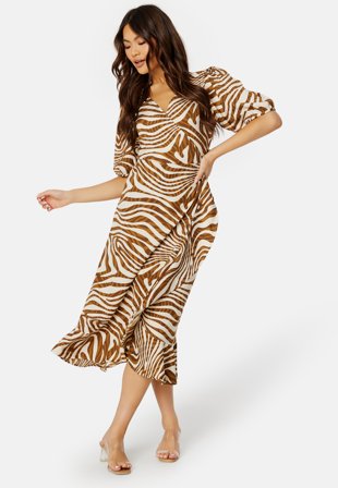 ONLY Chicago Life S/S Midi Dress Carafe AOP:West unta Klær