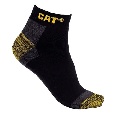 Caterpillar Unisex Vuxna Liner Socks (3-pack) 6 UK-9 UK Svart