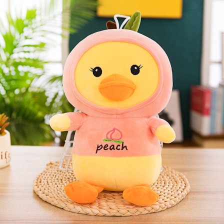 Dun bomull frukt anka ca 40 cm - plysch leksaker