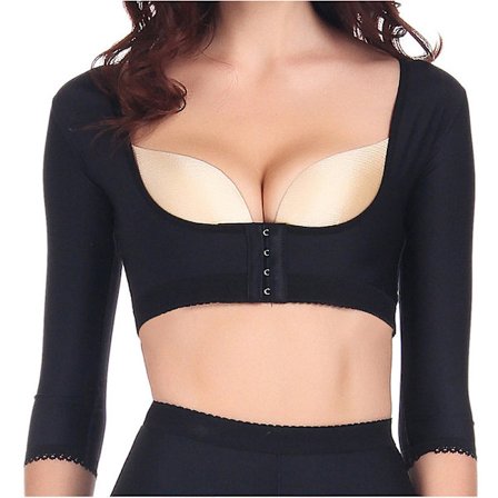 Overarms-Former Post-Kirurgisk Slankere Kompressionsærmer Holdningskorrigerende Toppe Shapewear til Kvinder