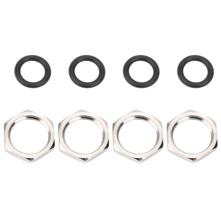 4 Set PreWired Runda LED-lampor Mini Common Anode 2-färgs Indikatorlampor 10mm 110220V (Röd och Blå)