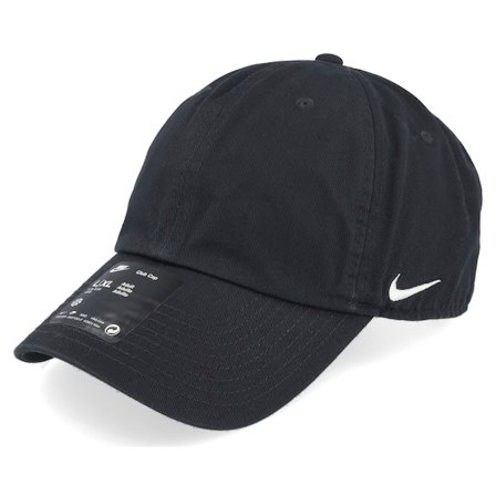 Nike - Schwarz unconstructed Cap - Club Cap Black Dad Cap / Unconstructed @ Hatstore