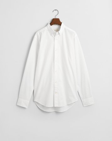 GANT Herren Regular Fit Pinpoint Oxford-Hemd (S) Weiß