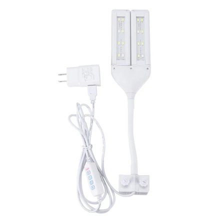 /EA/ Akvaario Clip Light ohjauskytkimellä USB-pistoke Neljä riviä laajakulmaista akvaario LED-valoa 100-240V US-pistoke