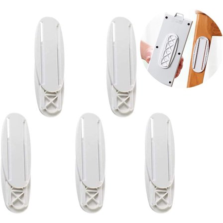 5 st - 10,3*4 cm Självhäftande grenuttag fäste hållare fixator väggklistermärke för uttag för hålfri montering för fjärrkontroll, router,_yu