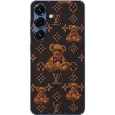 Kompatibel Mobilcover til Samsung Galaxy S25+ Bjørne med mønster luksuriøst logo mode stil