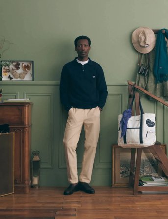 Maison Labiche Guillaumin Patch Coeur - Navy - M