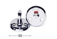 Habo A262 Clean WC-behör 38-42 mm, polerad mässing, Dörrar