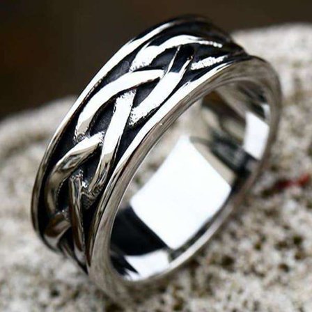 Ring - Norse Mythology - Celtic knot - Stainless steel - High quality