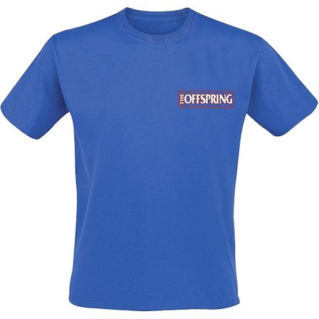 The Offspring T-skjorte Pretty Fly White Guy Band Logo Offisiell Herre Blå Størrelse