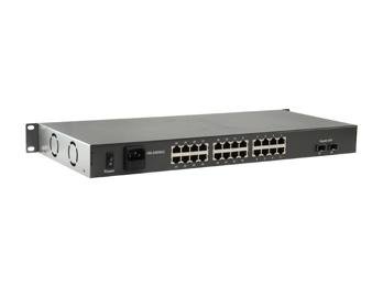 LEVELONE FGP-2602W380 - switch - 26 porter - rackmonterbar