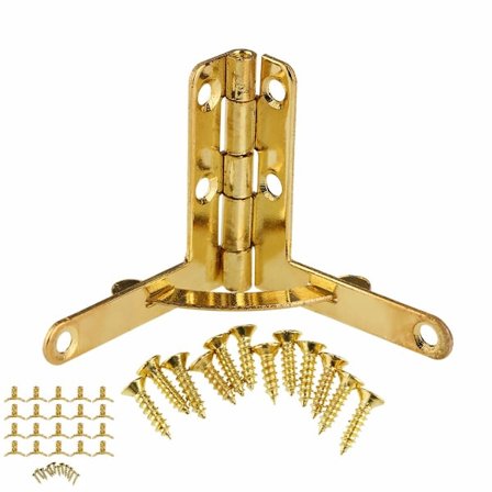 20 stk 90° vinkelstøtte fjærhengsel for små smykker KLB