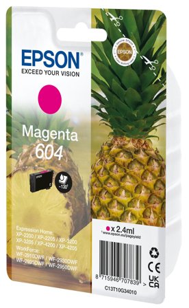 Epson 604 - magenta - original - blekkpatron