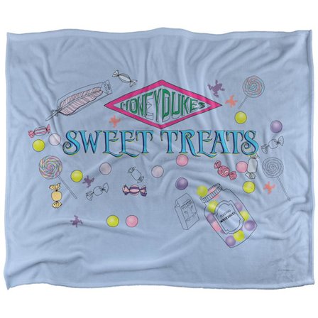 Harry Potter Honeydukes Filt med Godis-motiv, One Size, Flerfärgad