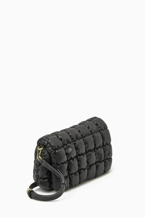 COS Women's Quilted Crossbody Bag - Leather in Black