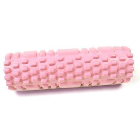 Gym och Pilates med 26 cm yoga roller ryggmassage yogablock roller hemträningsutrustning rosa 25,5 cm