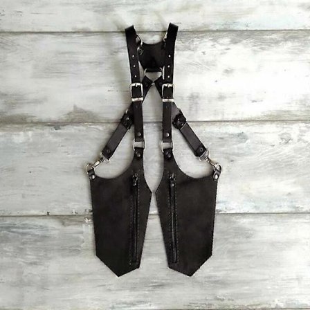 Medeltida Stöldskyddad Dold Underarmsrem Plånbok Viking Västficka Telefon Axelhölster Väska Dubbel Ficka Dold Väska Paket