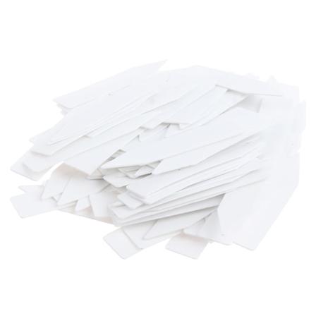 100 stk. 5*1 cm s Etiketter Indendørs Bonsai Navneskilt Plast Multicolors White