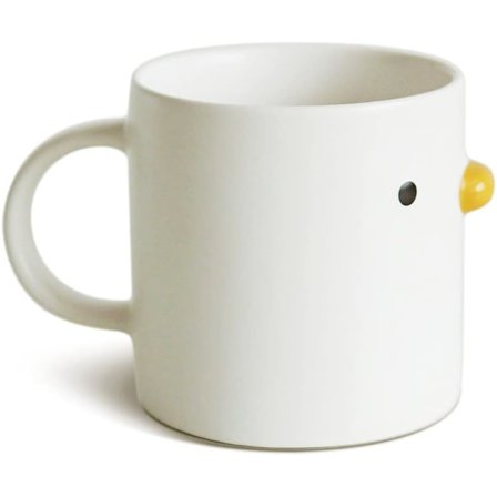 Sød And Kaffe Kop, Håndlavet Glaseret Kylling Kop, Sikker Keramik Mælk Latte Kopper, 14oz Sød Te Kop. Bedste Gaver Til Kaffe & Kop Samlere