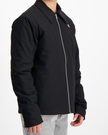 Calvin Klein DRY KNIT ZIPPED SKATER JACKET Svart Tröjor Kille - Kids Brand Store