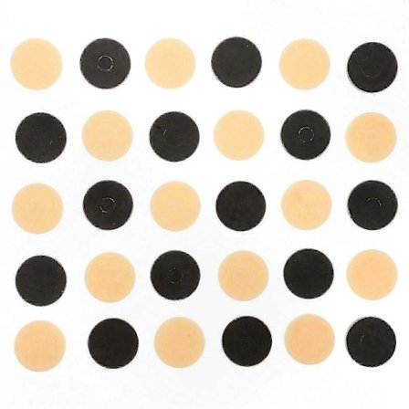 32 stk. Backgammon Plastbrikker Spillebrikker Runde Tilbehør til brætspil [D]