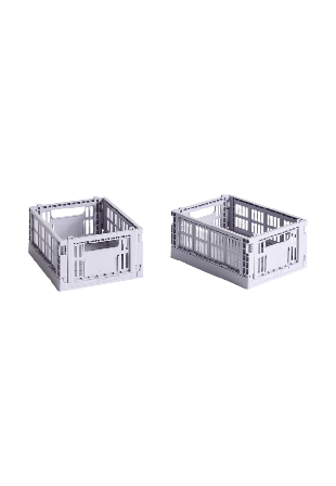 HAY Colour Crate Mini Set of 2 Förvaring Lila