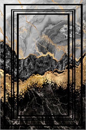 Conceptum Hypnose - Matta (180 x 280) - Svart - Slätvävda mattor - 180X280 - Från Homeroom