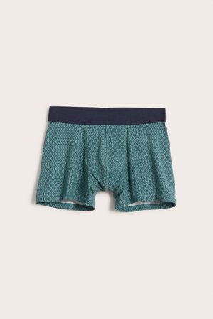 Kappahl | Mønstret boxer | Mørkegrønn