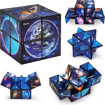 Leksaker för pojkar 8-12 år, Infinity Cube Fidget Leksak för barn 8-10 år Star Cubes för pojkar och flickor 10-12 år Födelsedagspresenter(f2)