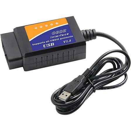 USB OBD 327 -auton diagnostiikkaskanneri, USB-liitinjohdon rajapinnan skanneri,