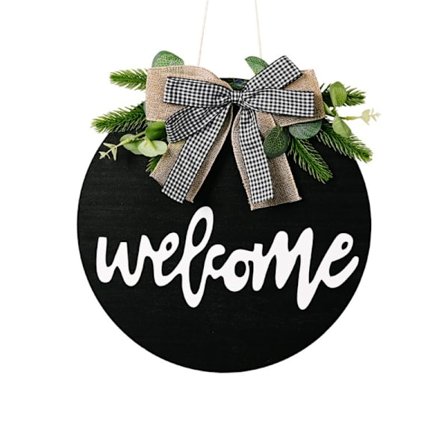 Velkomstskilt til hoveddør, hængende skilt til huset