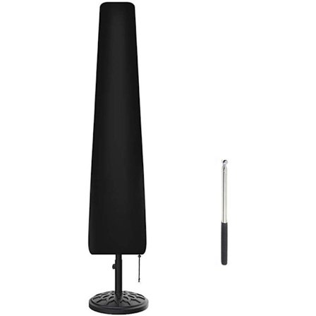 Parasoltrekk med luftventiler, vanntett, vindtett, anti-UV, kraftig 420D Oxford-stoff solskjerm beskyttelsestrekk (190x30x50cm)