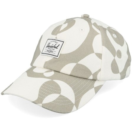 Herschel - Camo unconstructed Cap - Sylas Classic Cap Abbey Stone Visual Voids Dad Cap @ Hatstore