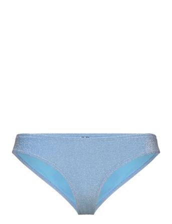 Pcbling Bikini Brief Lurex Sww Swimwear Bikinis Bikini Bottoms Bikini Briefs Blå Pieces*Betinget Tilbud