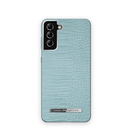 Atelier Case Galaxy S21 Plus Soft Blue Croco