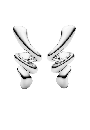 Maria Black Coil Earrings Small Silver Smycken & klockor Dam ONESIZE