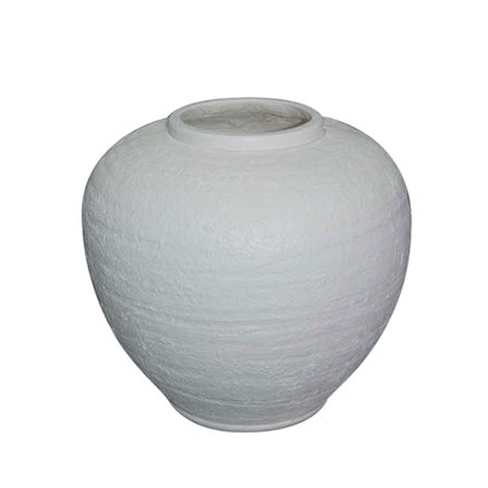 Hvid glasfiberplantekasse 38x38x35cm – Moderne design