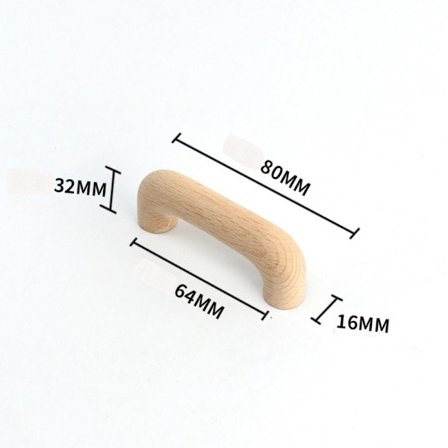 Möbeldrag tumhandtag RUND 64MM RUND 64MM