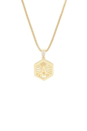 Letter Necklace Gold solid gold B