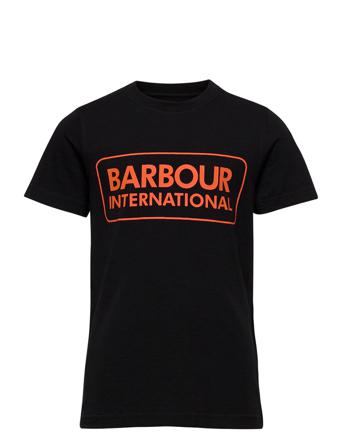 B.intl B Ess L Logo Te T-shirt Sort Barbour