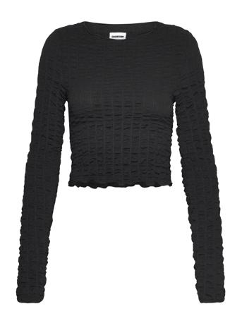 Nmzahara L/S O-Neck Top Wvn Black NOISY MAY