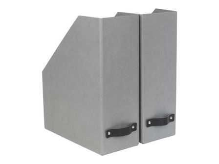 BIGSO BOX Tidskriftssamlare William grå 2/fp - Lyreco - Kontorsmaterial - Till skrivbordet - Tidskriftssamlare