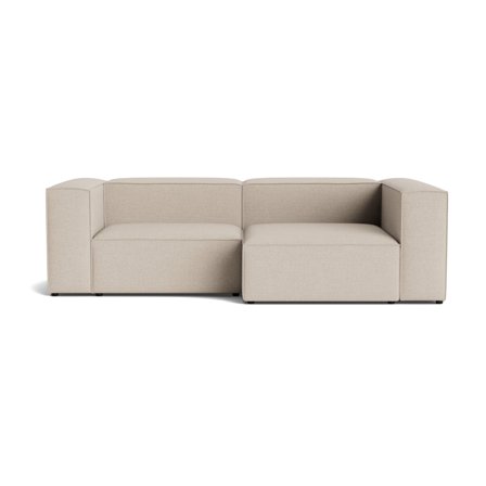 Lissabon Chaiselongue-Sofa, rechts | 260 cm, Danubio Beige, modernes Design, hochwertige Schaumstoffschichten für maximalen Komfort, schick.