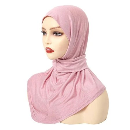 Muslimsk Turban Head Wraps Scarf ROSA