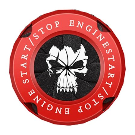 Rotary Tryk Start Knap Dækning Spin Motor Start Stop Knap Dækning Dekorativt Tilbehør Trykknap Klæbrig Dækning