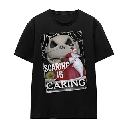 The Nightmare Before Christmas Unisex Vuxen Scaring Is Caring T-shirt